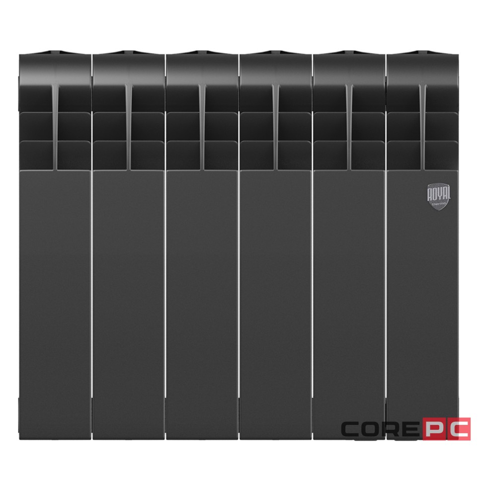 Радиатор Royal Thermo BiLiner 350 /Noir Sable - 6 секц.