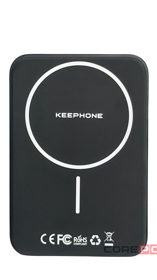 Powerbank магнитный с MagSafe Keephone Brendy Diago 10000mAh черный