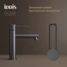Смеситель для раковины Iddis DUNGM00i01, рычажное управление, цвет графит матовый