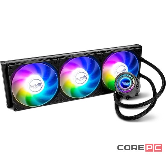 Система жидкостного охлаждения для процессора Valkyrie Jarn 420 ARGB Black (C420-RGB)