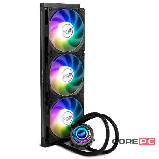 Система жидкостного охлаждения для процессора Valkyrie Jarn 420 ARGB Black (C420-RGB)