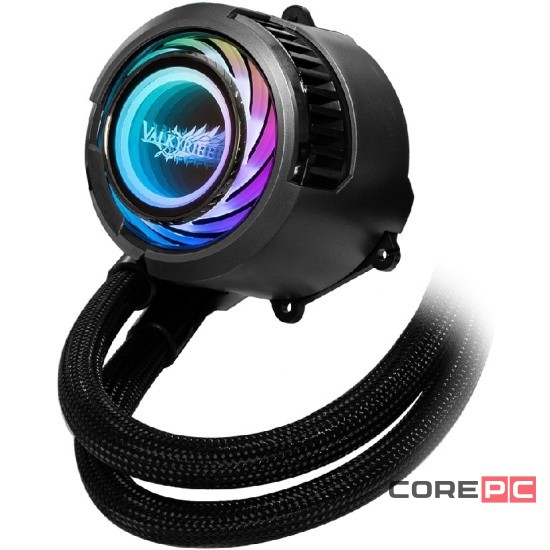 Система жидкостного охлаждения для процессора Valkyrie Jarn 420 ARGB Black (C420-RGB)