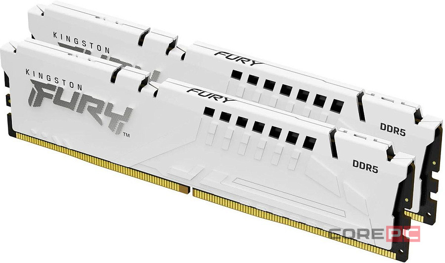 Оперативная память 64 Gb 5600 MHz Kingston FURY Beast AMD White (KF556C36BWEK2-64)
