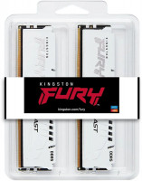 Оперативная память 64 Gb 5600 MHz Kingston FURY Beast AMD White (KF556C36BWEK2-64)