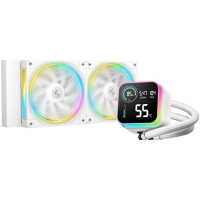 Система жидкостного охлаждения для процессора Deepcool LQ240 WH ARGB White