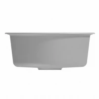 Мойкa МЛ-ГМ09 (ML-GM09) КОМФОРТ круглая, графит (342), 510 мм (глуб. чаши 190)