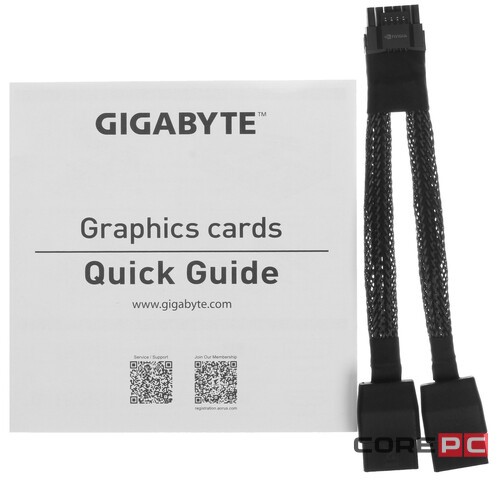 Видеокарта Gigabyte (GV-N4070AERO OC-12GD) GeForce RTX 4070 12GB AERO OC