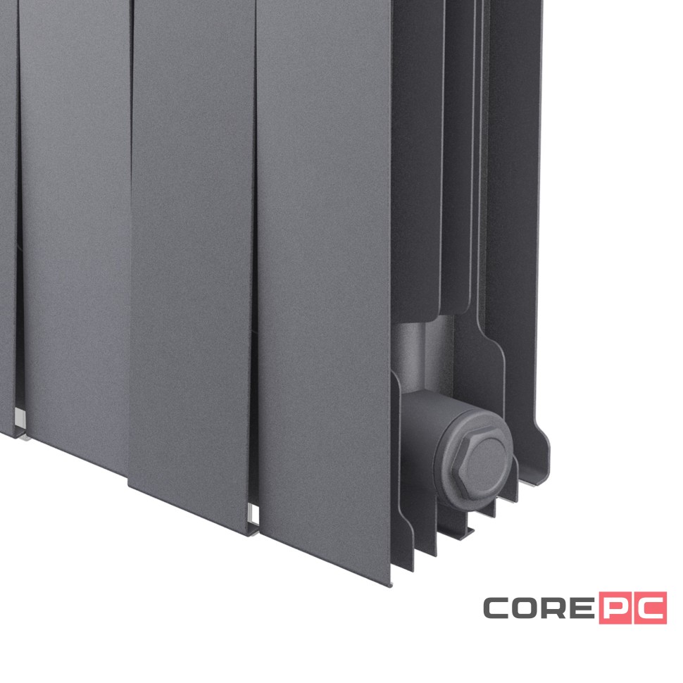 Радиатор биметаллический Royal Thermo PianoForte 200 Серебристый - 18 секц.