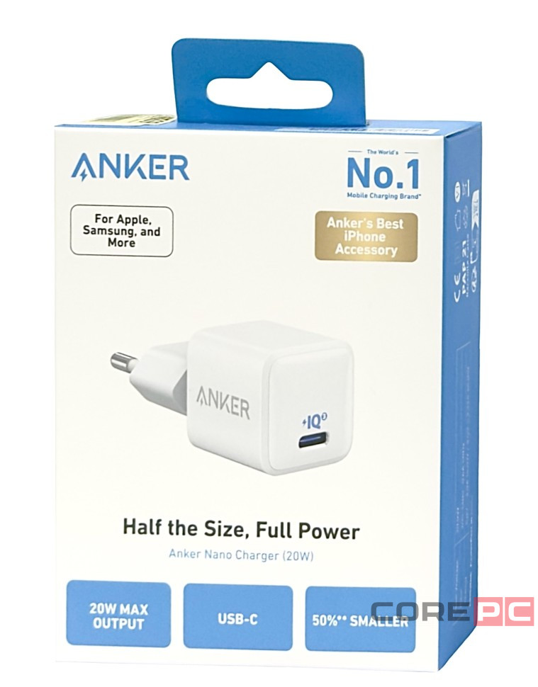 Сетевое зар. устр. Anker A2633G22 1C 20W белое