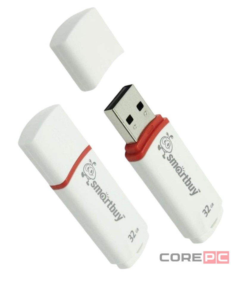 USB флеш накопитель Smartbuy 32GB Crown White (SB32GBCRW-W)