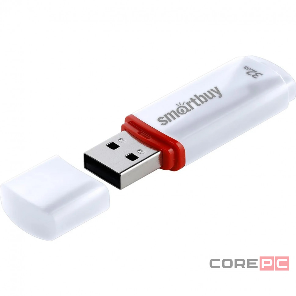 USB флеш накопитель Smartbuy 32GB Crown White (SB32GBCRW-W)