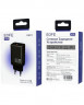 Сетевое зарядное устройство EOFE E601 1C/1USB 65W черное
