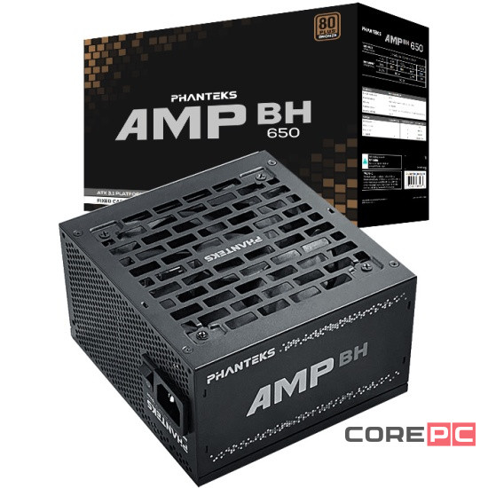 Блок питания PHANTEKS 650W AMP BH Black (PH-P650B_BK01)