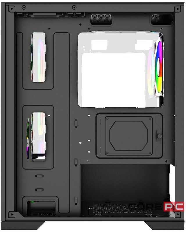 Компьютерный корпус Powercase Mistral Micro B315 ARGB Black (CMMB315-A4)