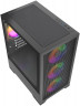 Компьютерный корпус Powercase Mistral Micro B315 ARGB Black (CMMB315-A4)