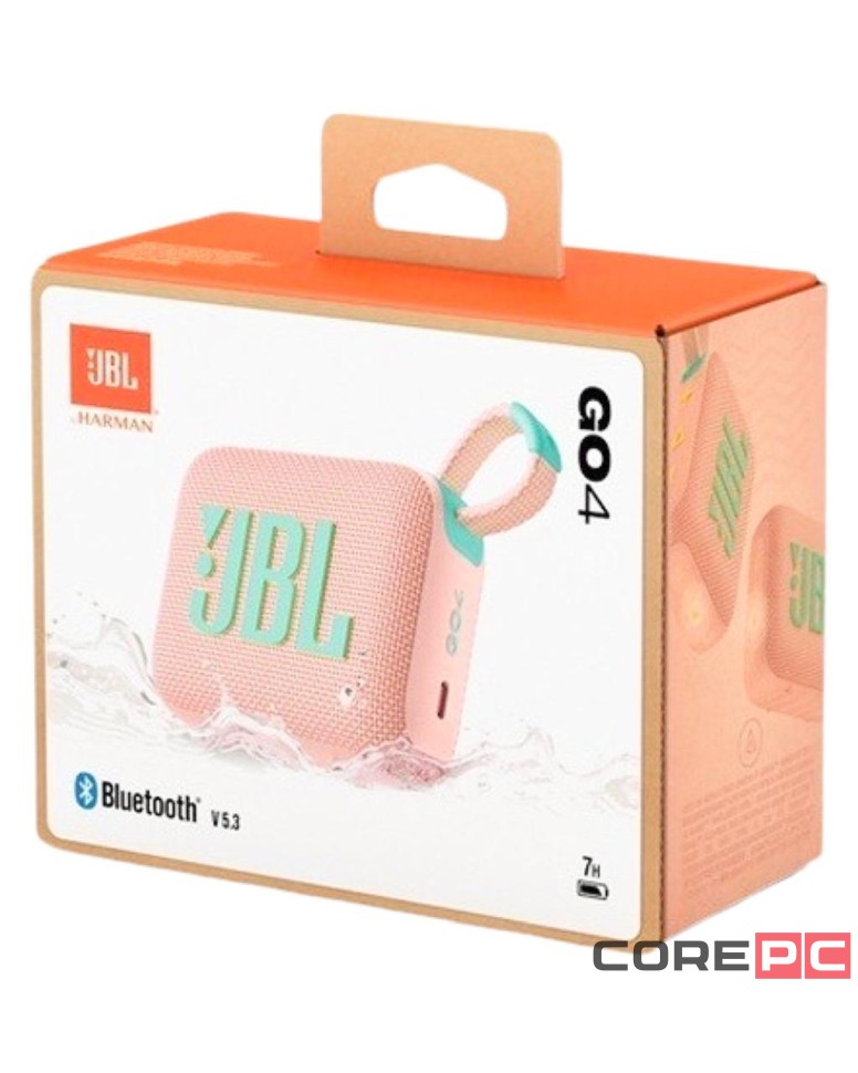 Bluetooth колонка JBL Go 4 розовая