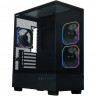 Компьютерный корпус XASTRA Q400M 3ARGB-FG-C6-UC ARGB Black (Q400M-3FG12A-C6-UC)