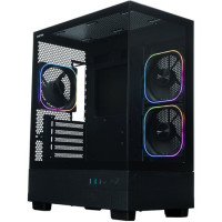 Компьютерный корпус XASTRA Q400M 3ARGB-FG-C6-UC ARGB Black (Q400M-3FG12A-C6-UC)