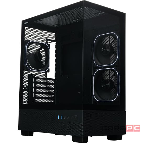 Компьютерный корпус XASTRA Q400M 3ARGB-FG-C6-UC ARGB Black (Q400M-3FG12A-C6-UC)