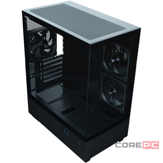 Компьютерный корпус XASTRA Q400M 3ARGB-FG-C6-UC ARGB Black (Q400M-3FG12A-C6-UC)
