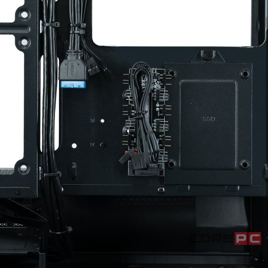 Компьютерный корпус XASTRA Q400M 3ARGB-FG-C6-UC ARGB Black (Q400M-3FG12A-C6-UC)