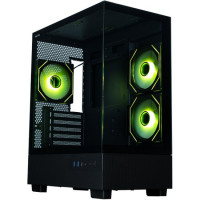 Компьютерный корпус XASTRA Q400M 3ARGB-C6-UC ARGB Black (Q400M-3FM12A-C6-UC)