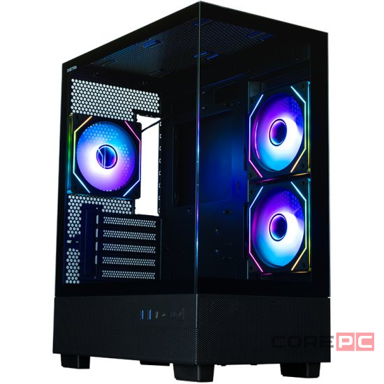 Компьютерный корпус XASTRA Q400M 3ARGB-C6-UC ARGB Black (Q400M-3FM12A-C6-UC)