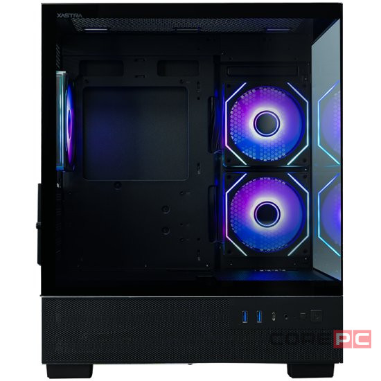Компьютерный корпус XASTRA Q400M 3ARGB-C6-UC ARGB Black (Q400M-3FM12A-C6-UC)