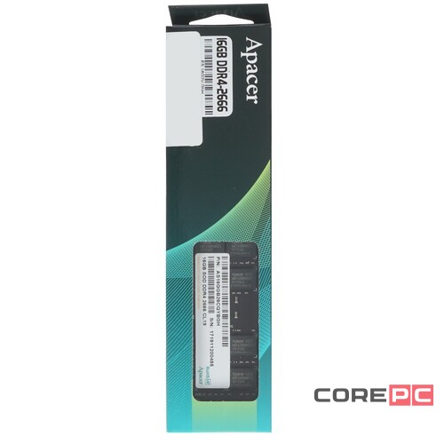 Оперативная память 16 Gb 2666 MHz Apacer ES.16G2V.GNH (AS16GGB26CQYBGH)
