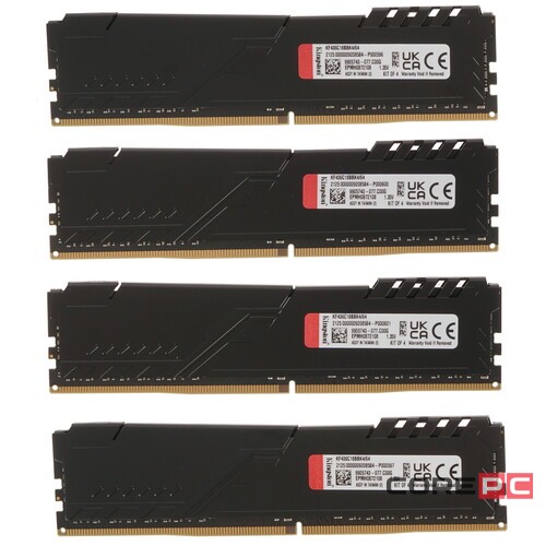 Оперативная память 64 Gb 3600 MHz Kingston FURY Beast Black (KF436C18BBK4/64)