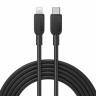 Usb Кабель-зарядка Type-C на Lightning  Anker 310 (A81A1611) 0.9м черный