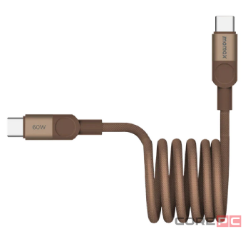 Usb Кабель-зарядка Type-C на Type-C Momax Mag.Link 60W DC61L2 2м песчаник