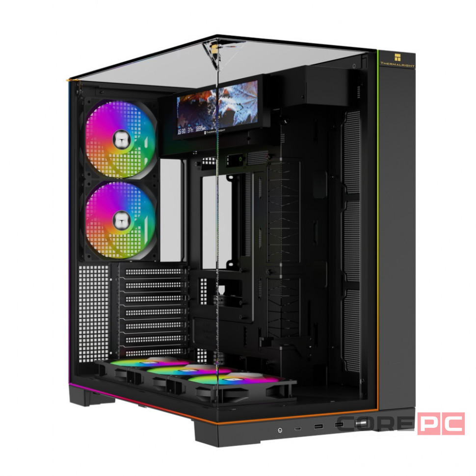 Компьютерный корпус Thermalright TR-A70 Vision FAN5-C TG ARGB Black (TRA70VF5CB)