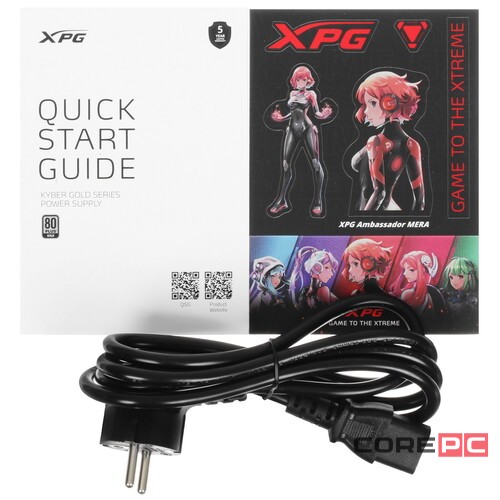 Блок питания ADATA XPG 850W KYBER (KYBER850G-BKCEU)