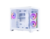 Компьютерный корпус 1STPLAYER MEGAVIEW MV6-TP ARGB White (MV6-TP-WH-2FC7R-W-1FC7-W)