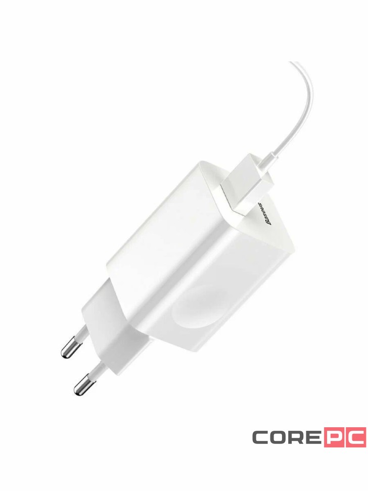 Сетевое зар. устр. Baseus Charging Quick 1USB 3A 24W CCALL-BX02 белое
