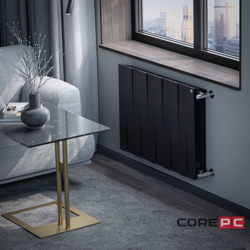 Радиатор Royal Thermo PianoForte 500 Noir Sable - 10 секц.