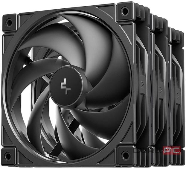 Комплект вентиляторов для корпуса Deepcool FD12 V2 3IN1 Black (R-FD12V2-BKNPN3-G) Color BOX