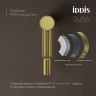 Смеситель для раковины Iddis DUNMG00i01, рычажное управление, цвет золото матовое