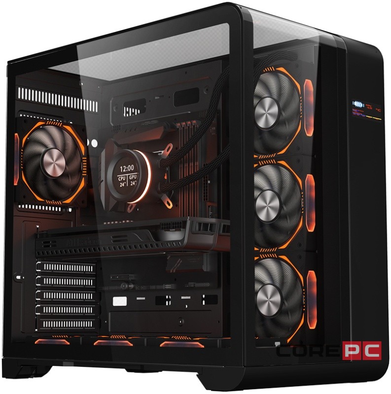 Компьютерный корпус 1STPLAYER RT7 Black (RT7-BK)