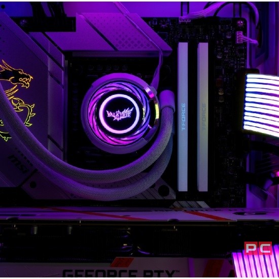 Система жидкостного охлаждения для процессора Valkyrie Jarn 420 ARGB White (C420W-RGB)