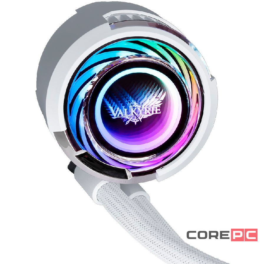 Система жидкостного охлаждения для процессора Valkyrie Jarn 420 ARGB White (C420W-RGB)