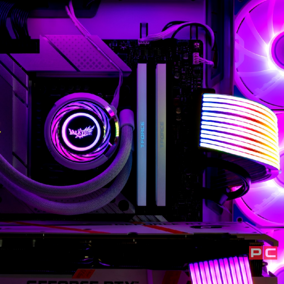 Система жидкостного охлаждения для процессора Valkyrie Jarn 420 ARGB White (C420W-RGB)