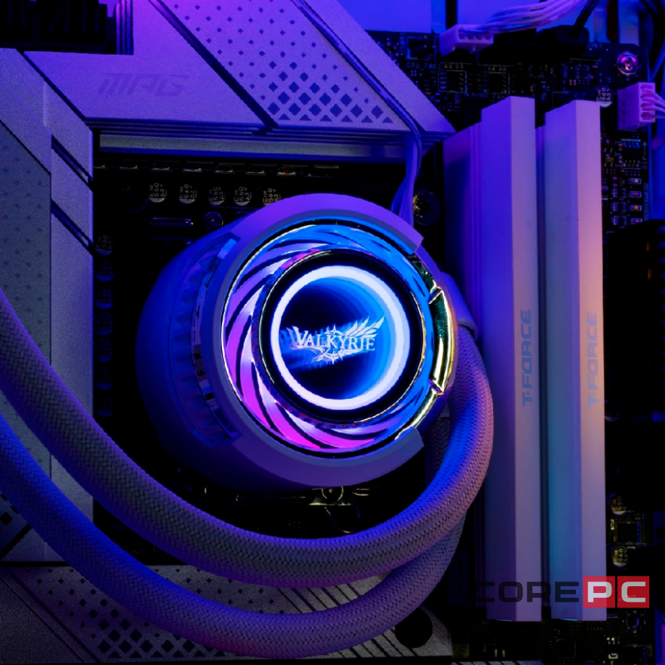Система жидкостного охлаждения для процессора Valkyrie Jarn 420 ARGB White (C420W-RGB)