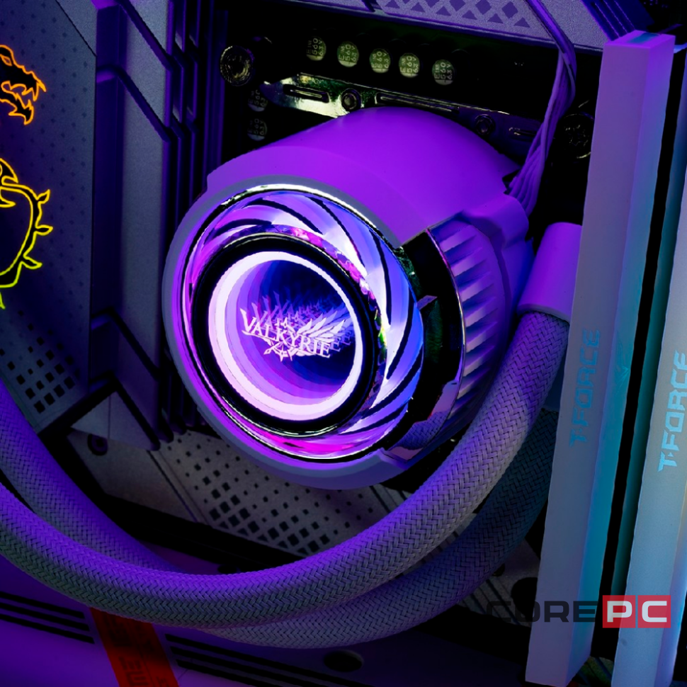 Система жидкостного охлаждения для процессора Valkyrie Jarn 420 ARGB White (C420W-RGB)