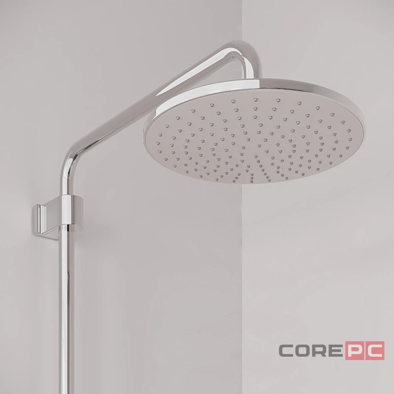 Душевая система Iddis 35к AIGSB3Fi06 Эйгер (Aiger) лейка тропический душ, хром
