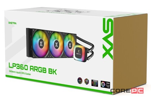 Система жидкостного охлаждения для процессора XASTRA LP360 ARGB BK Black (LP360-BKAFXX-GL)