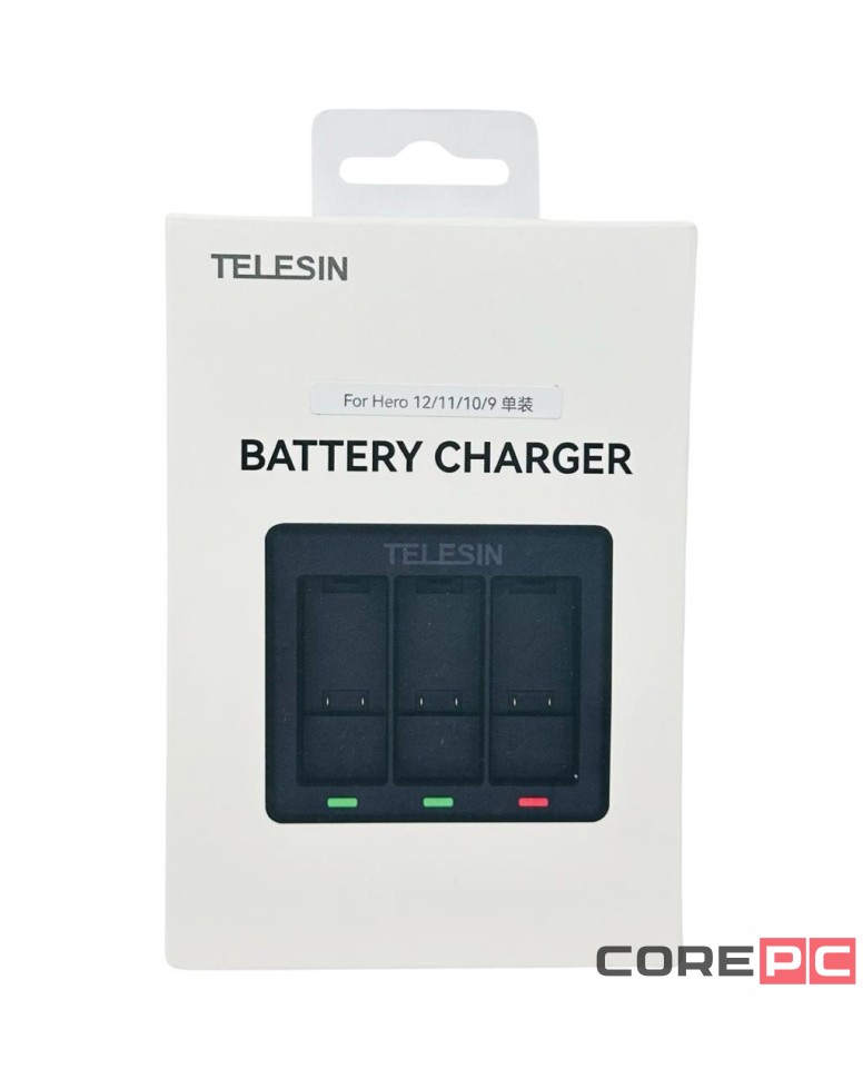 Зарядное устройство Telesin GP-BCG-902 для GoPro Hero 12/11/10/9