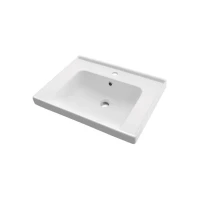 Раковина накладная мебельная DREJA Грэйс 641587, керамика, прямоугольная, белый