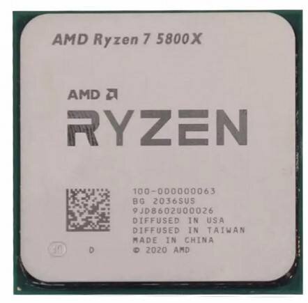 Процессор AMD Ryzen 7 5800X BOX 100-100000063WOF